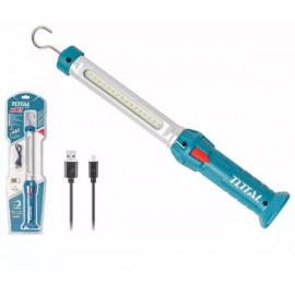 TOTAL - LAMPA PORTABILA CU LED - BATERIE REINCARCABILA LI-POLIMER  - 3.5W