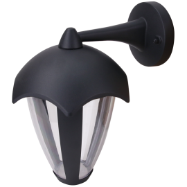 Corp cu LED, de perete, pentru exterior, cu brat suspendat